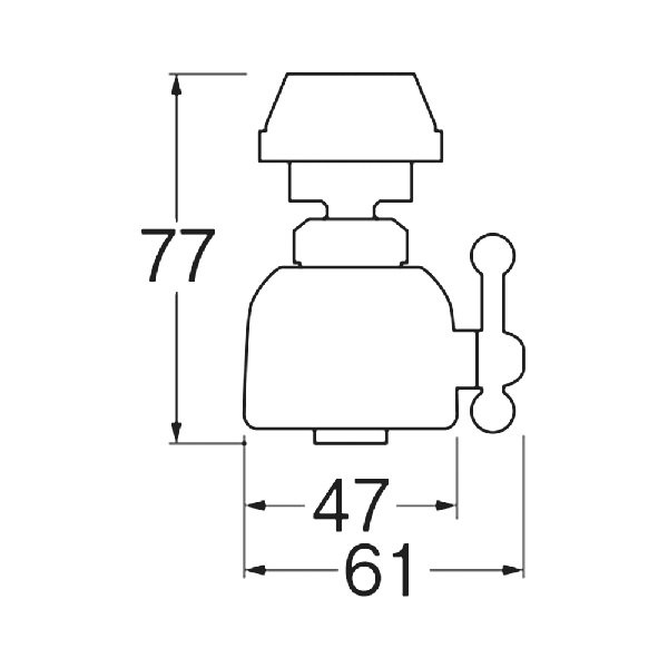 画像2: SANEI/三栄水栓 PM207-W キッチン用品 切替シャワー キッチンシャワー (2)