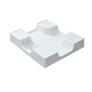 画像: シナネン KSBS-7464SNW 洗濯機防水パン ベストレイ 給水栓付き 74嵩上げタイプ トラップ位置:センター 有色トラップ付 スノーホワイト♪