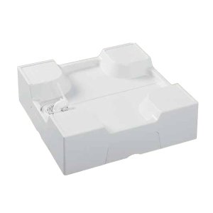 画像: シナネン HSB-6464SNW 洗濯機防水パン ベストレイ 64床上点検洗浄タイプ  トラップ位置:センター 透明トラップ付 スノーホワイト♪
