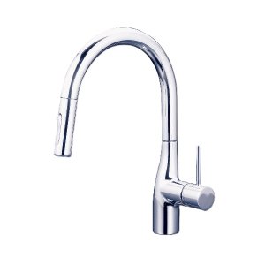 画像: KVK KM6061BECHS シングルシャワー付混合栓(eレバー) 撥水 ウルトラファインバブル発生器付