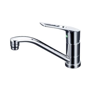 画像: KVK KM5011TR2EHS シングル混合栓(eレバー)撥水 200mmパイプ付