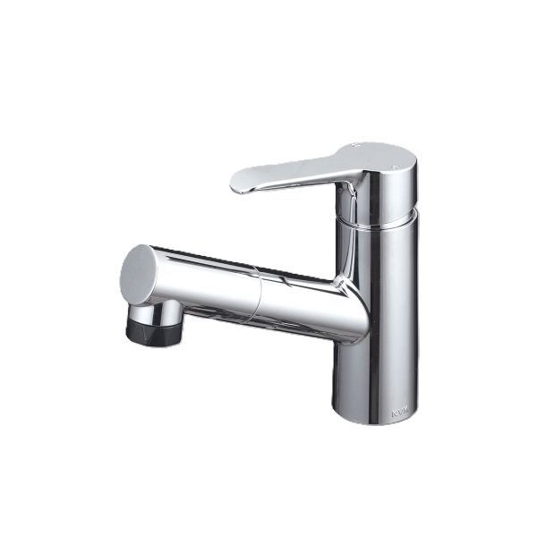 画像1: KVK FSL250DBEFT シングルシャワー付混合栓(ｅレバー) ウルトラファインバブル発生器付 (1)