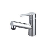 画像: KVK FSL250DZBEFT シングルシャワー付混合栓(ｅレバー) ウルトラファインバブル発生器付 寒冷地用