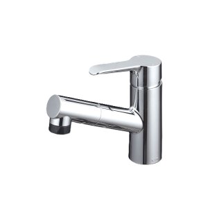 画像: KVK FSL250DZEFT シングルシャワー付混合栓(eレバー) 寒冷地用