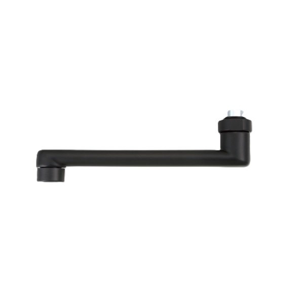 画像1: KVK Z352472MB ワイドパイプ13(1/2)用 マットブラック 170mm (1)