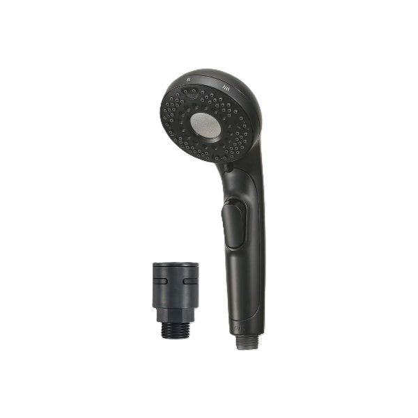 画像1: KVK PZS370MBPF ワンストップ付ウルトラファインバブルシャワーヘッド マットブラック (1)