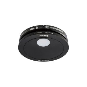 画像: パナソニック SHK42712BK 住宅用火災警報器 けむり当番 薄型 2種 親器 電池式 ワイヤレス連動親器 あかり付 警報音 音声警報 AiSEG連携機能付 煙式 ブラック
