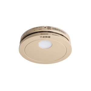 画像: パナソニック SHK484551Y 住宅用火災警報器 けむり当番 薄型 2種 電池式 移報接点なし 電池式単独型 煙式 光電式2種 和室色