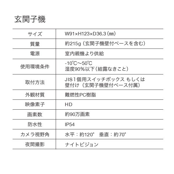 画像3: Nasta KS-ND02A-BKSV インターホン2 親機ブラック×子機シルバー Interphon2 玄関子機＋室内親機セット 24時間防犯カメラ機能 自動応答機能 スマホ対応 (3)
