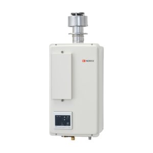 画像: ノーリツ 『GQ-C2422WZD-FH-1  都市ガス』 ガス業務用給湯器 ユコアPRO エコジョーズ 24号 屋外壁掛形 / 排気ダクト接続形(フード対応) リモコン付 ♪