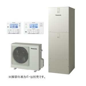 画像: パナソニック 『HE-JPU37NQS+コミュニケーションリモコン』 エコキュート JPシリーズ ウルトラ高圧 フルオート 屋外設置用 370L (HE-JPU37LQSの後継品) ♪