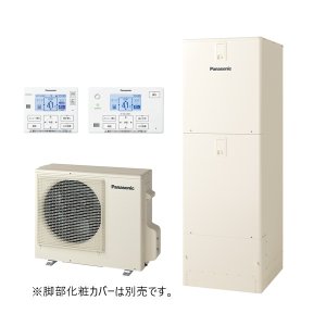 画像: パナソニック 『HE-EU37NQS+コミュニケーションリモコン』 エコキュート Eシリーズ ウルトラ高圧 フルオート 屋外設置用 370L ♪