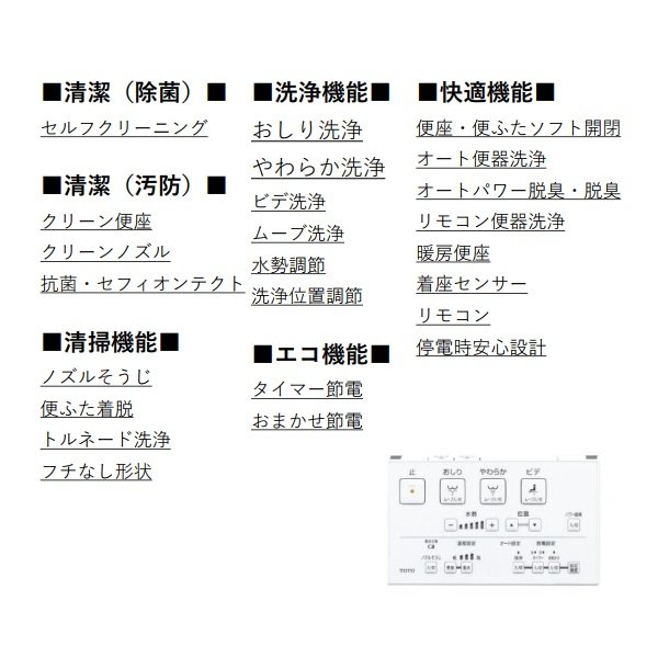 画像2: [在庫あり] TOTO CES9164PX＃SC1 (CS364BP+TCF9164) ウォシュレット一体形便器 ZR1 壁排水 排水芯155mm リモデル対応 手洗いなし パステルアイボリー ☆2 (2)