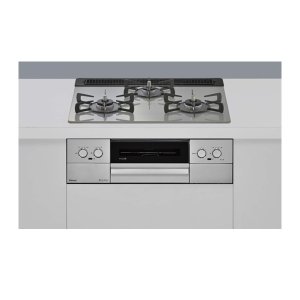 画像: リンナイ 『 RS31W44T2DVW 都市ガス』 ビルトインコンロ 幅60cm マイトーン ガラストップ シルキーシルバー ♪