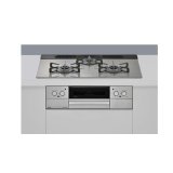 画像: リンナイ 『 RHS71W44T2DVW プロパン』 ビルトインコンロ 幅75cm マイトーン ガラストップ シルキーシルバー ♪