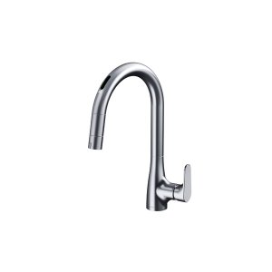 画像: TOTO TKG209A0J 水栓金具 RFシリーズ シングル混合水栓(台付き1穴) グースネック水栓 タッチレス 乾電池 ハンドシャワー エコシングル シャワー 整流