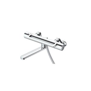 画像: TOTO TBV03468J 水栓金具 GGシリーズ サーモスタット混合水栓 アーチハンドル 壁付 コンフォートウエーブシャワー 4モードクリックめっき