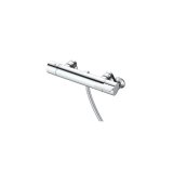 画像: TOTO TBV03469J 水栓金具 GGシリーズ サーモスタット混合水栓 シャワー専用 壁付 コンフォートウエーブシャワー 4モードクリックめっき ホワイト