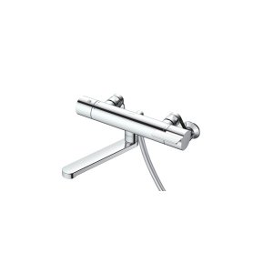 画像: TOTO TBV03455Z 水栓金具 GGシリーズ サーモスタット混合水栓 レバーハンドル 壁付 コンフォートウエーブシャワー 3モードミストめっき 寒冷地用