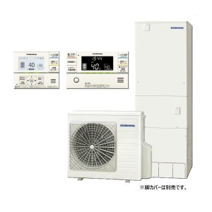 画像: コロナ 『CHP-XE37AZ2+無線LAN対応インターホンリモコン』 エコキュート フルオート 高圧力パワフル給湯アドバンスタイプ 一般地向け 370L ♪