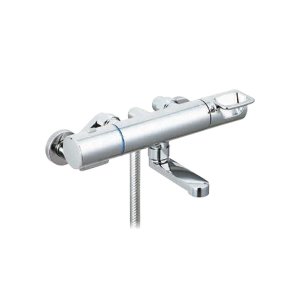 画像: INAX/LIXIL BF-KA147TSRM 水栓金具 クロマーレS サーモスタット付シャワーバス水栓 SPA U スイッチ付 めっき仕様 逆止弁 (BF-KA147TSMM の後継品)