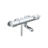 画像: INAX/LIXIL BF-KA147TNSLAM 水栓金具 クロマーレS サーモスタット付シャワーバス水栓 寒冷地 エコアクアPlus スイッチ付 逆止弁 (BF-KA147TNSLM の後継品)