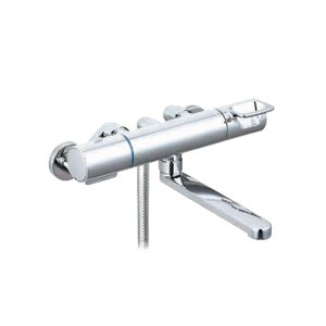 画像: INAX/LIXIL BF-KA145TNSLAM 水栓金具 クロマーレS サーモスタット付シャワーバス水栓 寒冷地 エコアクアPlus スイッチ付 逆止弁 (BF-KA145TNSLM の後継品)