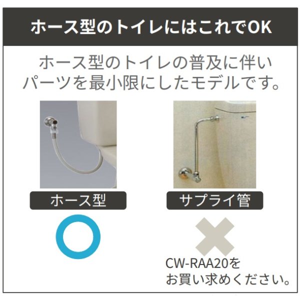 画像2: 『在庫あり』 INAX/LIXIL CW-RAA20-REC/BW1 シャワートイレ シートタイプ RAシリーズ 脱臭付 ホース型 瞬間式 ピュアホワイト ☆2 (2)