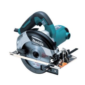 画像: マキタ　5331　電気マルノコ(青) 5型 レーザーダブルスリットチップソー付 [SK]