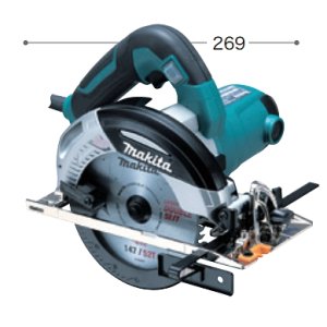 画像: マキタ　5332C　電子マルノコ(青) 5型 レーザーダブルスリットチップソー付 [SK]