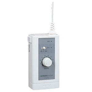 画像: 三菱 換気扇 ダクト用システム部材 【P-03CTC】 温度スイッチ 露出形コンセント 露出形電源コード接続式 [$]