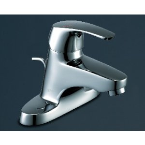 画像: 水栓金具 INAX/LIXIL　LF-B350SY　洗面・手洗器用 シングルレバー混合 EC・センターセット ビーフィット 一般地・寒冷地共用 ポップアップ式[★]