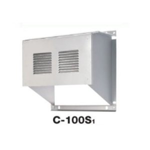 画像: 日本キヤリア/旧東芝 換気扇 別売部材 ウェザーカバー 【C-100S1】 ステンレス製 空調換気扇用