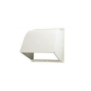 画像: 日本キヤリア/旧東芝 換気扇 別売部材 防火ダンパー付ウェザーカバー 【C-20D3T】 銅板製 （20cm用） 温度ヒューズ120℃ 一般換気扇用