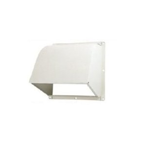画像: 日本キヤリア/旧東芝 換気扇 別売部材 防火ダンパー付ウェザーカバー 【C-25D3】 銅板製 （25cm用) 温度ヒューズ72℃ 一般換気扇用