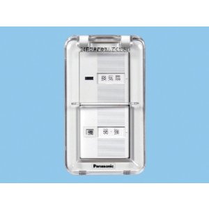 画像: パナソニック 換気扇 スイッチ 【FY-SV12WC】 樹脂プレート、カバー付 [◇]