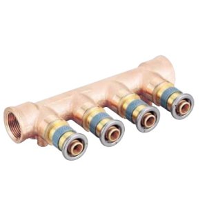 画像: 水栓金具 KVK　GDSHT20-2C　プレハブヘッダー 両端めねじタイプ