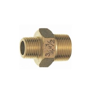 画像: 三栄水栓　JT700-1-20X13　配管用品 砲金六角ニップル