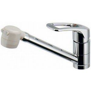 画像: 水栓金具 カクダイ　117-124K　シングルレバー混合栓 寒冷地用 [□]