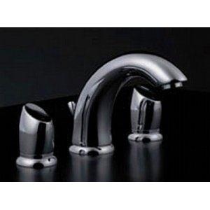 画像: 水栓金具 カクダイ　153-023　2ハンドル混合栓 [■]