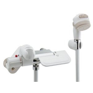 画像: 水栓金具 カクダイ 173-074K サーモスタットシャワー専用混合栓 寒冷地用