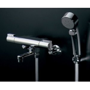 画像: 水栓金具 カクダイ　173-233K　サーモスタットシャワー混合栓(壁付) 寒冷地 [■]