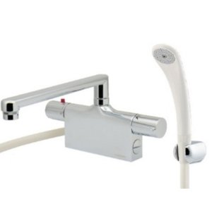 画像: 水栓金具 カクダイ　175-011　サーモスタットシャワー混合栓 台付(デッキタイプ) [□]