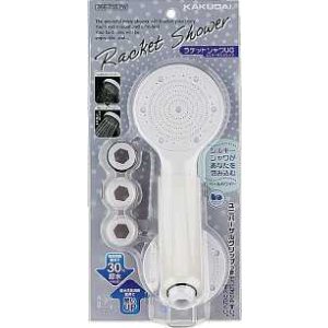 画像: 水栓金具 カクダイ 356-310-PW ラケットシャワーUG/ペールホワイト
