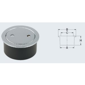 画像: 水栓金具 カクダイ　400-405-200　掃除口 [□]