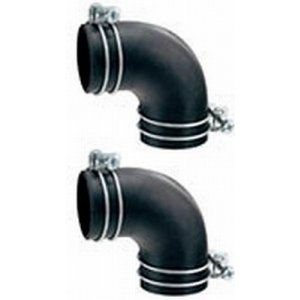 画像: 水栓金具 カクダイ　411-469　バス用L型ゴムエルボ [□]