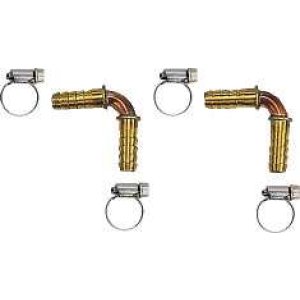 画像: 水栓金具 カクダイ　4137-13　ペアホース用エルボ