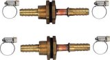 画像: 水栓金具 カクダイ　415-801　ユニットバス貫通金具(ペアホース用) [□]