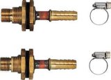 画像: 水栓金具 カクダイ　415-803　ユニットバス貫通金具(ペアホース用) [□]
