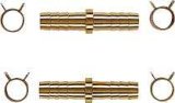 画像: 水栓金具 カクダイ　416-412　ペア耐熱管用両側タケノコ 10A [□]